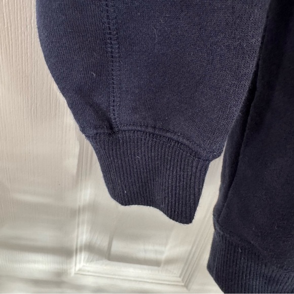 NWT TOP HEAVY Boys Hoodie Zip Up Jacket Y2K Vintage Tribal Dragon Blue Size 4 S - Picture 8 of 8